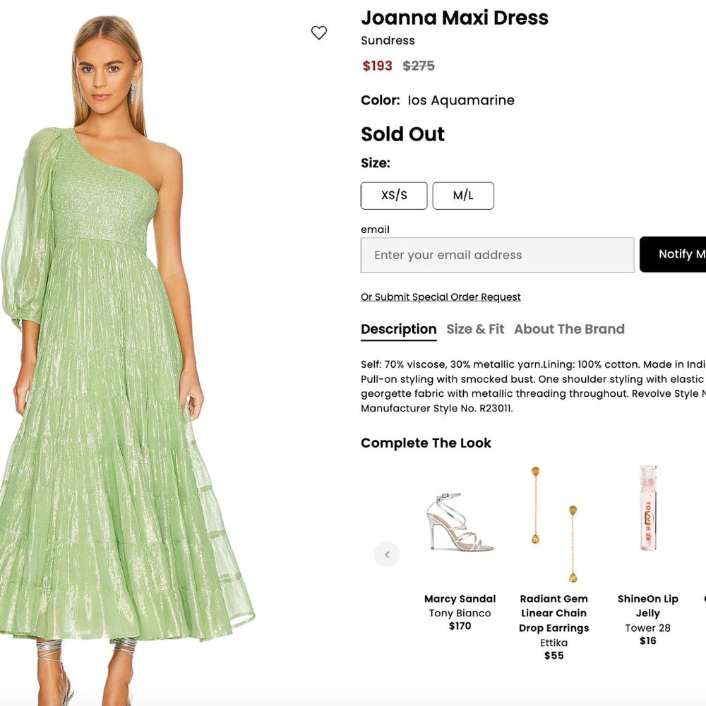 Sundress Joanna Maxi Dress